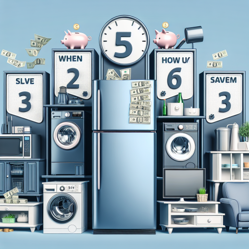 가전제품 구매 타이밍과 절약 방법 TOP 5 관련 이미지