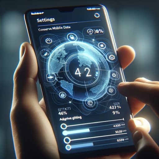 모바일 데이터 절약하는 설정 방법 관련 이미지