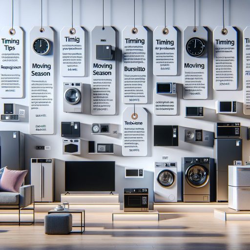 이사철 가전 구매 타이밍과 주의사항 관련 이미지