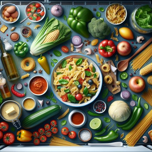 냉장고 속 재료로 5분 완성 파스타 만들기 관련 이미지