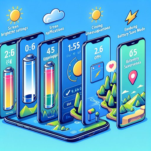 숨겨진 스마트폰 배터리 절약법 5가지 관련 이미지