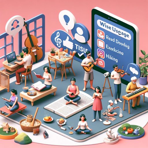 SNS 중독 피하는 슬기로운 사용법 관련 이미지