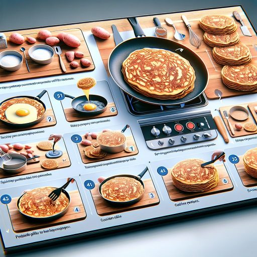 바삭한 감자전 완성하는 방법과 주의사항 관련 이미지