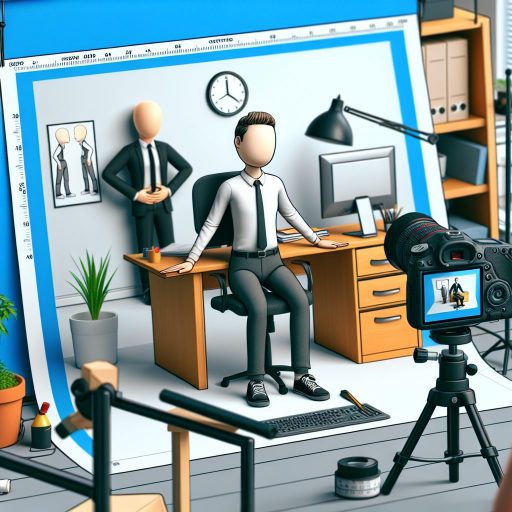 책상 위 건강을 지키는 자세 교정법 관련 이미지