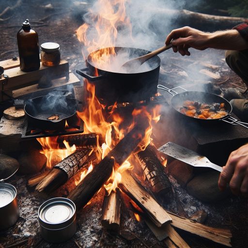 캠핑에서 활용하는 불멍 요리법과 주의사항 관련 이미지