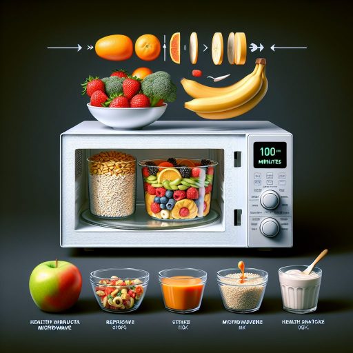 전자레인지로 10분 만에 건강한 간식 만드는 법 관련 이미지