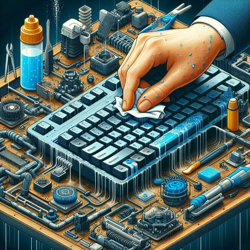 키보드 오작동? 관리와 청소로 예방하기 관련 이미지