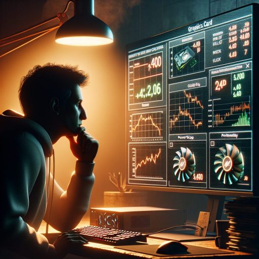 그래픽카드 성능과 전기세의 관계를 설명하는 이미지