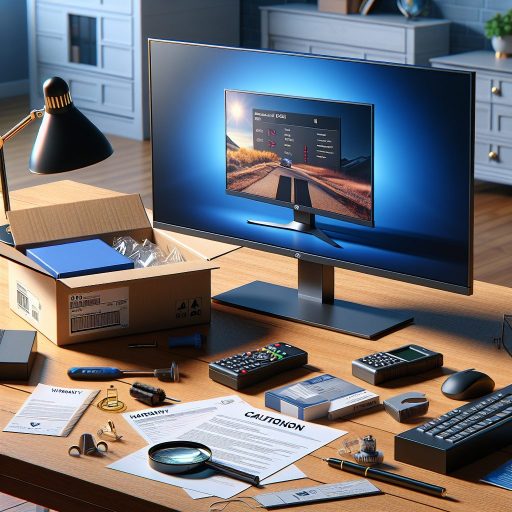 신규 모니터 구매 후 초기 불량 체크 주의사항 관련 이미지