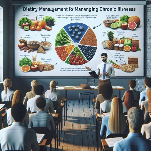 만성 질환 관리 위한 식단 조절 방법 관련 이미지