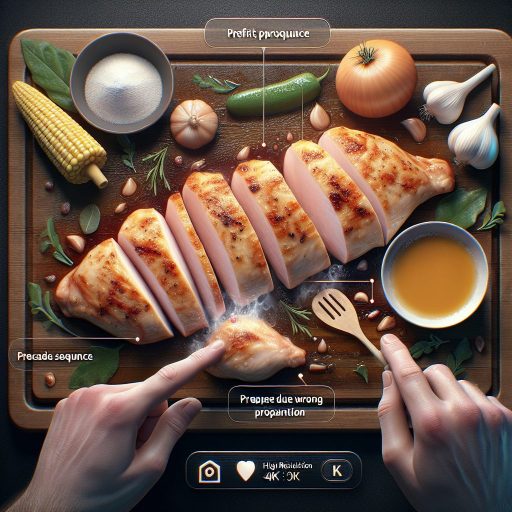 닭가슴살 요리, 비율로 실패 방지하는 방법 관련 이미지