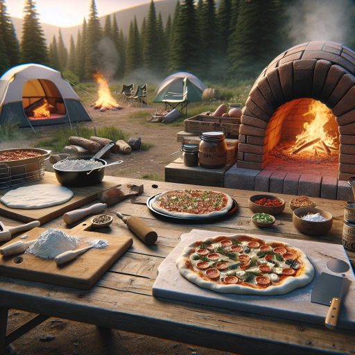캠핑에서 손쉽게 만드는 화덕피자 방법 관련 이미지