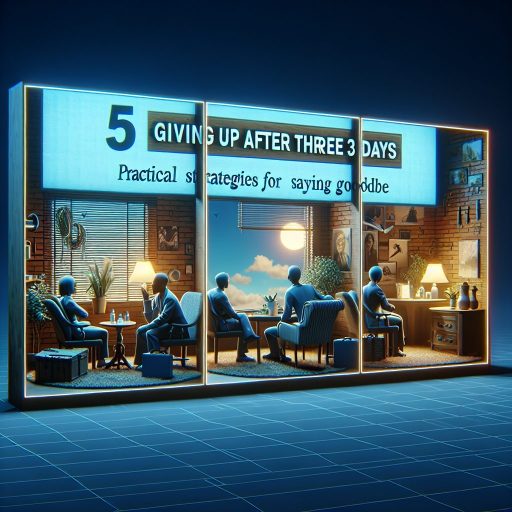 작심삼일과 이별하는 실천적 전략 5가지 관련 이미지