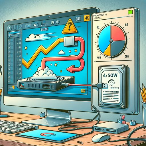 외장하드 연결 후 컴퓨터 속도가 느려진 이유는? 관련 이미지