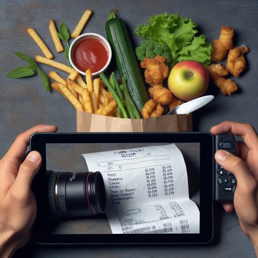 식비 영수증 속 숨은 낭비 요소 찾아내기 관련 이미지