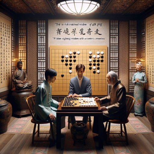 전통 바둑의 지혜로 배우는 현대 전략 게임 혁신 관련 이미지