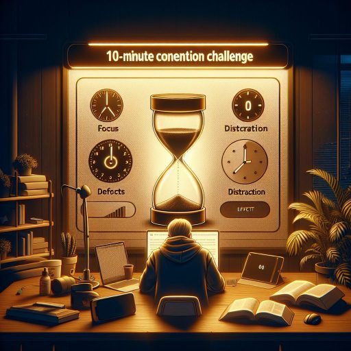 하루 10분 집중력 챌린지, 정말 효과가 있을까? 관련 이미지