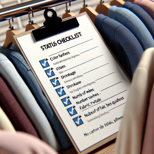의류 중고거래, 상태 체크리스트 제대로 알고 있나요? 관련 이미지