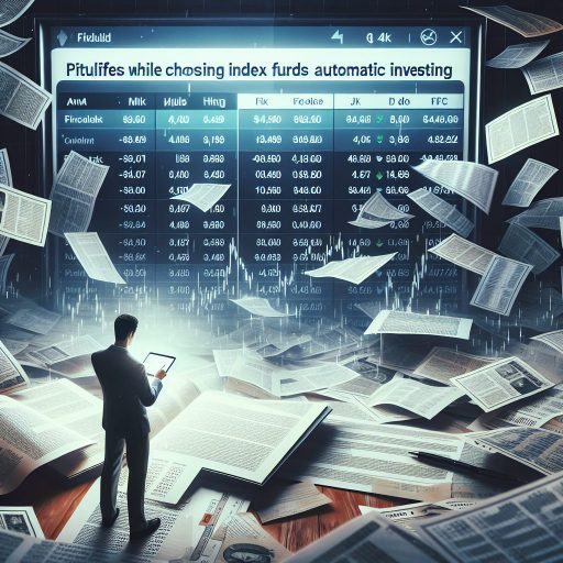 자동투자로 인덱스 펀드를 선택할 때 피해야 할 함정