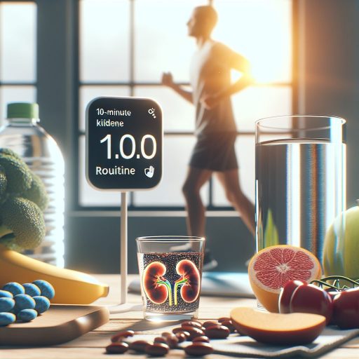 짧은 10분, 신장 건강 지키는 나만의 비밀 루틴 관련 이미지