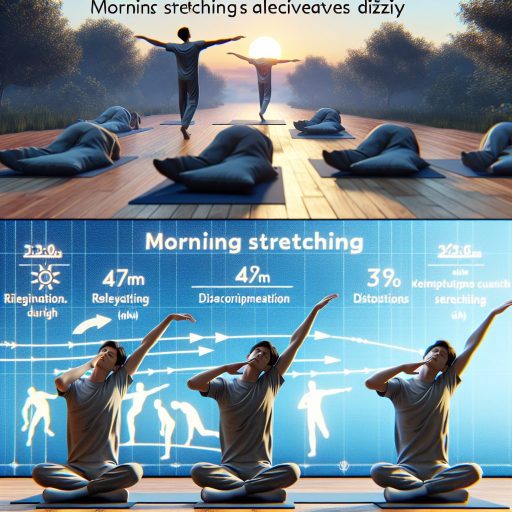 아침 스트레칭으로 어지럼증이 줄어든 이유 관련 이미지