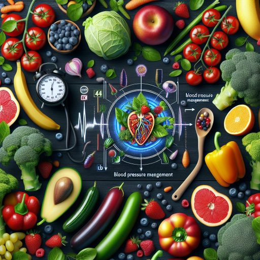 과일과 채소가 혈압 관리에 미치는 놀라운 영향 관련 이미지
