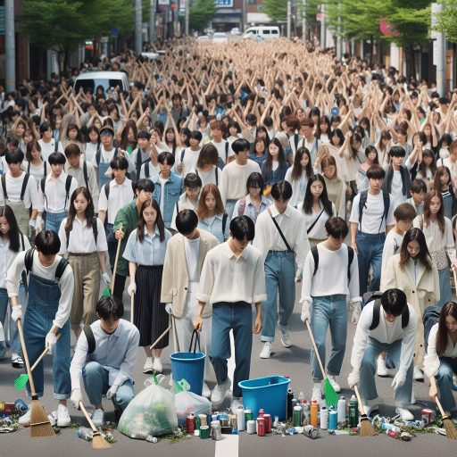 한국 젊은 세대가 주도하는 환경 보호 움직임, 왜 이들이 중심에 있을까? 관련 이미지