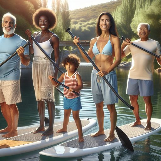 가족과 함께 즐기기 좋은 패들보드의 매력 관련 이미지