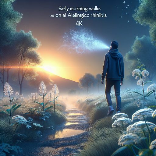 새벽 공기 산책이 알레르기 비염에 미치는 영향 관련 이미지