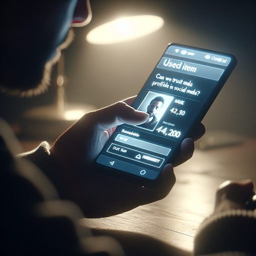 중고거래 시 SNS 프로필, 믿어도 될까? 관련 이미지