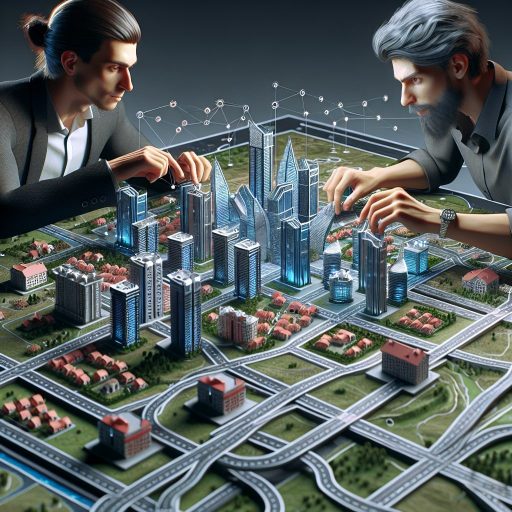 친구와 함께 도전하는 가상 도시 건설, 재미와 전략의 조화 관련 이미지