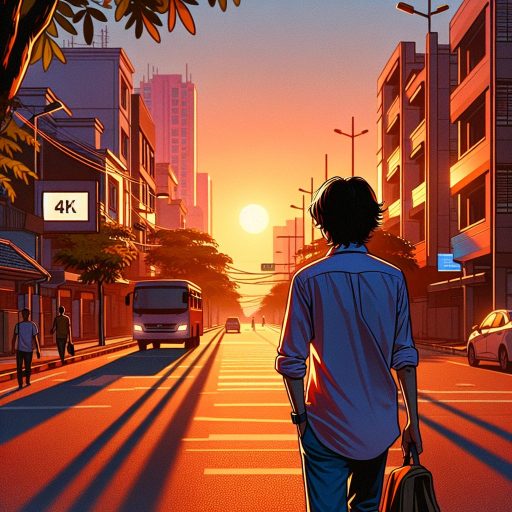 하루의 피로를 씻어내는 퇴근 후 산책의 힘 관련 이미지