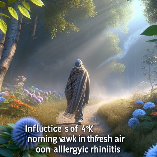 "새벽 공기 산책이 알레르기 비염에 미치는 영향" | 전력 효율, 전기요금 절감 팁