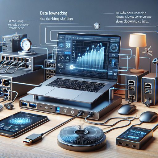 도킹스테이션, 전자기기 연결이 느려지는 이유는? 관련 이미지