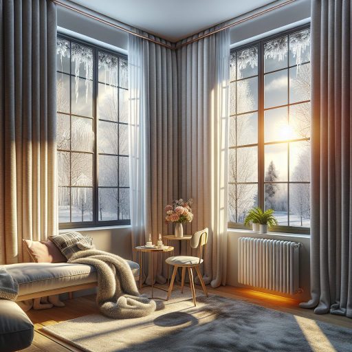 단열 커튼, 겨울 난방비 절감의 숨겨진 카드 관련 이미지