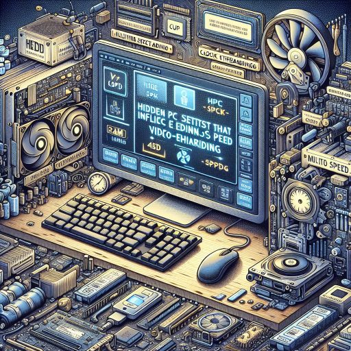 영상 편집 속도를 좌우하는 숨은 PC 설정들 관련 이미지