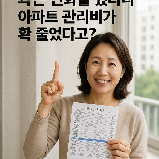 "작은 변화를 줬더니 아파트 관리비가 확 줄었다고?" 작은 변화를 줬더니 아파트 관리비가 확 줄었다고? 관련 이미지
