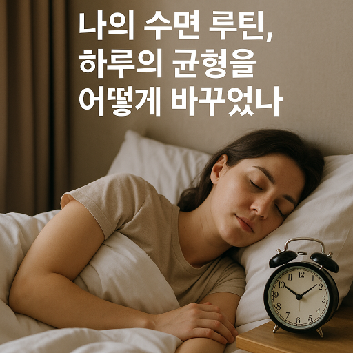 "나의 수면 루틴, 하루의 균형을 어떻게 바꾸었나" 나의 수면 루틴, 하루의 균형을 어떻게 바꾸었나 관련 이미지