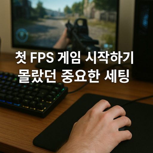 "첫 FPS 게임 시작하기, 몰랐던 중요한 세팅" Body 7