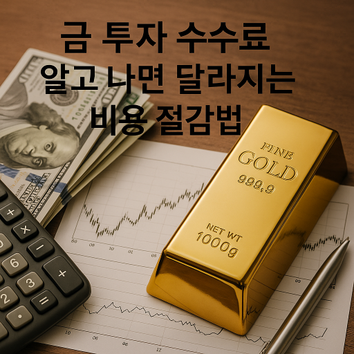 금 투자 수수료, 알고 나면 달라지는 비용 절감법 금 투자 수수료, 알고 나면 달라지는 비용 절감법 관련 이미지