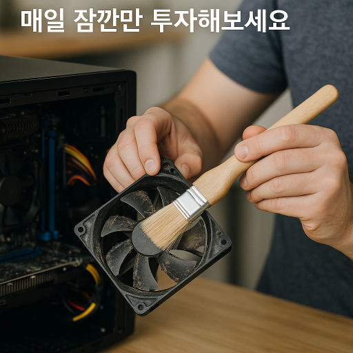 "컴퓨터 쿨러 관리, 매일 잠깐만 투자해보세요" | 전력 효율, 전기요금 절감 팁