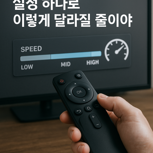 "원격 제어 속도, 설정 하나로 이렇게 달라질 줄이야" | 전력 효율, 전기요금 절감 팁