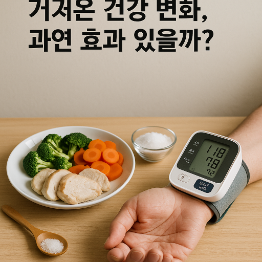 저염식이 가져온 건강 변화, 과연 효과 있을까 관련 이미지