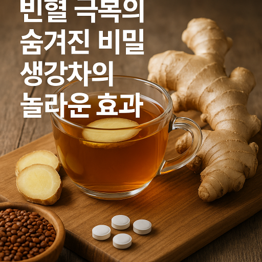 빈혈 극복의 숨겨진 비밀, 생강차의 놀라운 효과 | 전력 효율, 전기요금 절감 팁